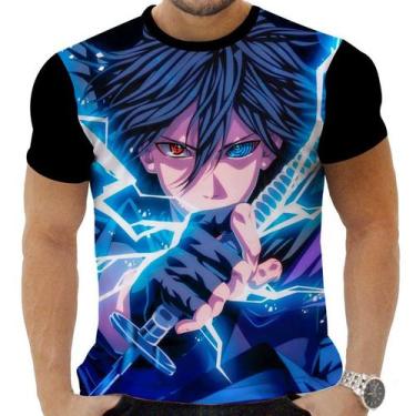 Imagem de Camiseta Camisa Personalizada Anime Naruto Sasuke Uchiha 09 - Zahir St