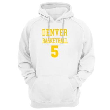 Imagem de Blusa Moletom Capuz Basquete Denver Basketball número 5 - Loja Click C