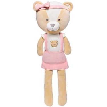 Imagem de Urso de Pelúcia Buba Soft Cookie 3m Rosa