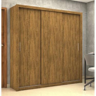Imagem de Guarda Roupa Clarice 3 Pts Cinamomo - Carioca Móveis
