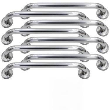 Imagem de Barra de Apoio para Parede em Aço Inox 24mm de Diâmetro Segurança e Acessibilidade (8, 40cm)