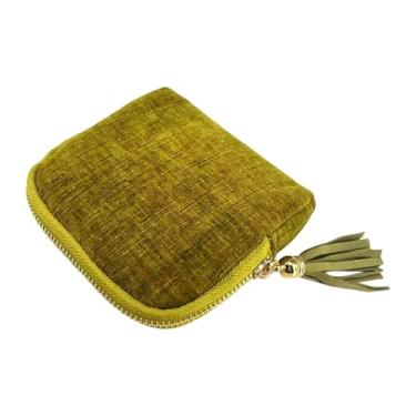 Imagem de YIJU Estojo organizador de joias pequeno para viagem, bolsa para guardar pulseiras e outros acessórios essenciais para mulheres em viagens, Verde Oliva