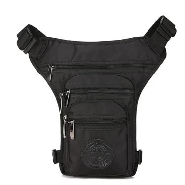 Imagem de Bolsa de perna de ciclismo para caminhada, bolsa de cintura multifuncional, bolsa de perna masculina, quadril, coxa, pochete de motociclista, bolsas de ombro com vários bolsos, bolsa de ombro