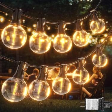 Imagem de Pátio impermeável String Lights FIBRAVE 12m LED G40
