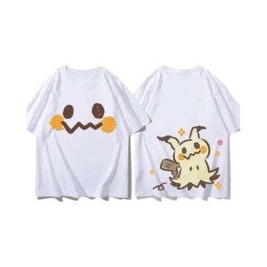 Imagem de Camiseta Estampada Mimikyu Pokémon Masculina E Feminina Verão Harajuku