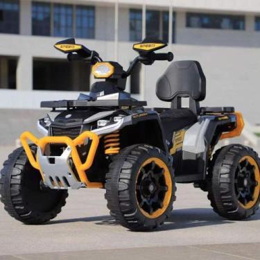 Imagem de Quadriciclo Elétrico Infantil 12v Amarelo Domni