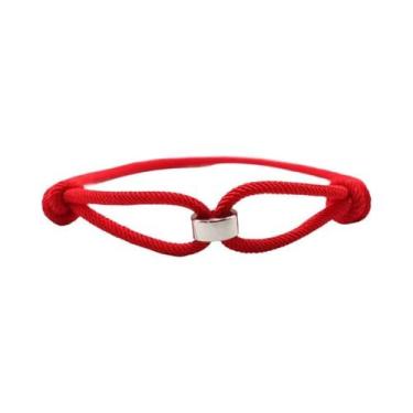 Imagem de Pulseira Masculina Ajustável Hiphop Rock Em 9 Cores, Cordão De 3mm Gra