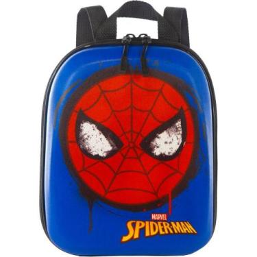 Imagem de Lancheira De Costas 3D Homem Aranha Infantil Impermeável - Maxtoy