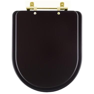 Imagem de Tampa De Vaso Carrara Marrom Fosco Para Bacia Deca