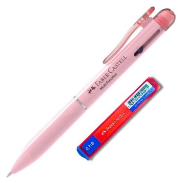 Imagem de Lapiseira E Caneta Poly Multifunções 3 Em 1 Faber-castell Rosa