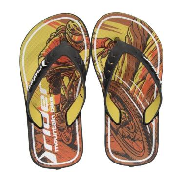 Imagem de Chineli Infantil Rider Street Joy Preto/Amarela/Laranja