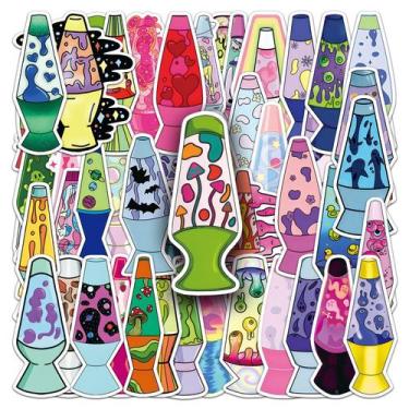 Imagem de Pacote de adesivos Creative Lightbulb World, 50 unidades à prova d'águ