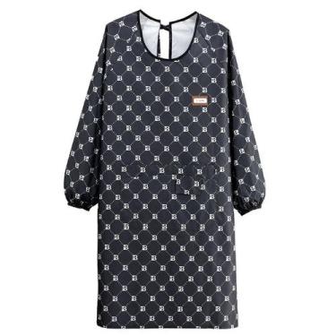 Imagem de Avental impermeável de manga comprida com padrão impresso 100x110cm - 