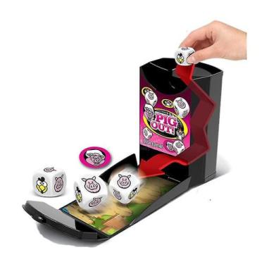 Imagem de Brinquedo de tabuleiro engraçado Party Game Pig Out com batatas fritas