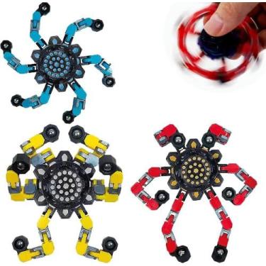 Imagem de 3 peças de brinquedos giratórios, corrente DIY, transformado - Gloome 