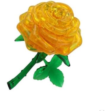 Imagem de Quebra-cabeça Toy Shxx Kids 3D Rose Flower Crystal DIY - Gloome Store