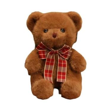 Imagem de Urso De Pelúcia Com Suéter De Coração De 20cm Para Meninos E Meninas, 