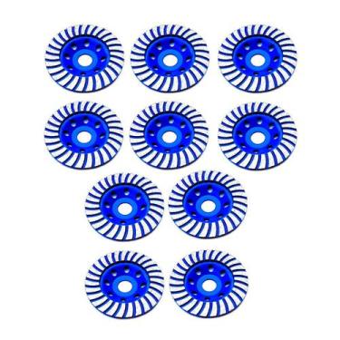 Imagem de 10 Disco Desbaste Diamantado Concreto Mármore Esmerilhadeira - IDEA+PR