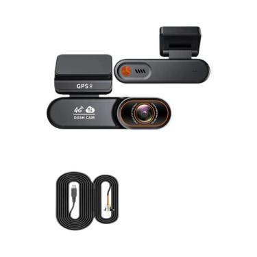 Imagem de Câmera Veicular Mini 4G UHD Com Controle Por Aplicativo, DVR Automotiv