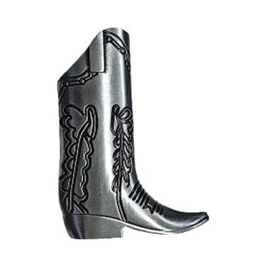 Imagem de Capa Decorativa Retrô De Metal Para Isqueiro BIC Mini J5 Com Tema Bota