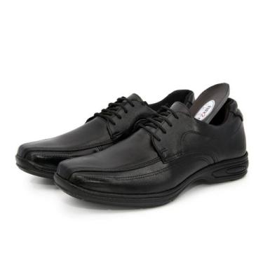 Imagem de Sapato Social Oxford Masculino de Amarrar - Shoesmaker, 42, Preto