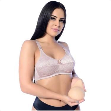 Imagem de Kit 2 Próteses Mamarias Externas Com Sutia De Encaixe Pos Mastectomia 