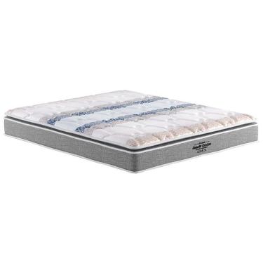 Imagem de Colchão Casal Espuma Compact AG 65 D33 Guarda Costas Pillow Top Gray 138x188x28cm Probel