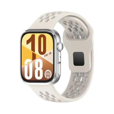 Imagem de Pulseira De Silicone Respirável Para HUAWEI WATCH FIT 4/4 pro 3 Acessó