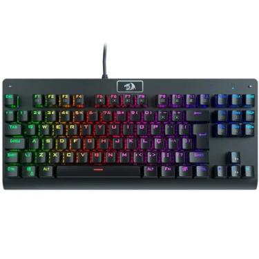 Imagem de Teclado Mecânico Gamer Redragon, Dark Avenger, RGB, Switch Blue, com fio - K568-2