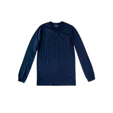 Imagem de Camiseta Manga Longa Hering N204 Masculina Algodão T. P/XXG-Masculino