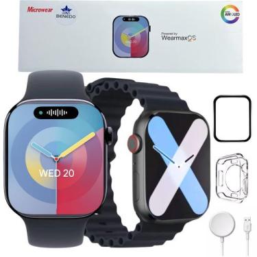 Imagem de Microwear Smart Watch W99 Series 10 Ultra 45mm Nfc Com Pulseira Premiu