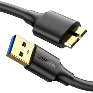 Imagem de Cabo Ugreen Usb 3.0 Para Micro Usb Tipob 50cm Cor Preto