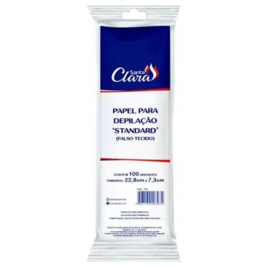 Imagem de Papel Para Depilação Standard Falso Tecido C/ 100 - Santa clara 