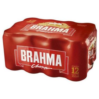 Imagem de Cerveja Brahma Chopp Pilsen Lager 12 Unidades  - Lata 350ml, 12