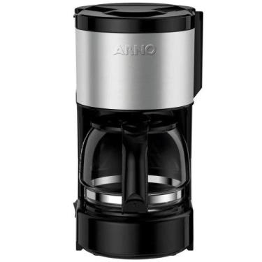 Imagem de Cafeteira Arno Filtro Perfectta 12 Xicaras Inox - 8010000817 Preto-ino