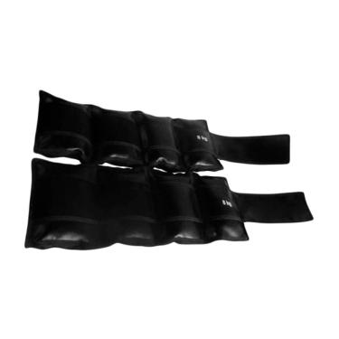 Imagem de Par de Caneleiras Tornozeleira Academia e Fisioterapia 8,0kg CT800A Conforto e Resistência Anilhas Fitness