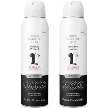 Imagem de Antitranspirante Aerosol Jato Seco Cuide-se Bem Invisible Protect 90g/