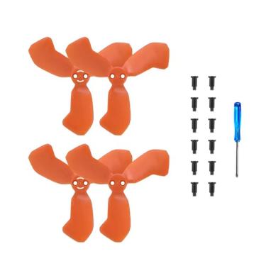 Imagem de Kit de Hélices para Drone Sunnylife NE2-2217S DJI Neo 2 PC e Nylon Laranja
