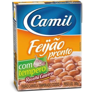 Imagem de Feijão Carioca Conzido Temperado Camil 380g