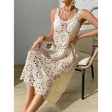 Imagem de Vestido Longo Feminino Sexy Com Decote V Profundo, Costas Abertas, Ama