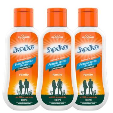 Imagem de Kit 3 Repelente Insetos Family 100Ml Repellere - My Health