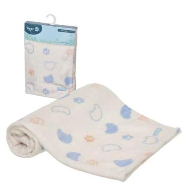 Imagem de Manta Mantinha Bebe Microfibra Cobertor Soft Presente Enxoval Recém Na