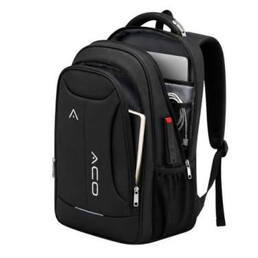 Imagem de Mochila Executiva Masculina Grande Reforçada Para Notebook Com Cadeado
