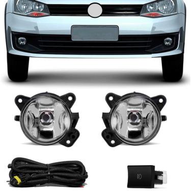 Imagem de Kit Farol de Milha Neblina Vw Saveiro G6 2014 2015 2016 - Sem Moldura