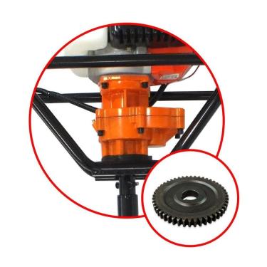 Imagem de Perfurador de Solo Vulcan Trent 2T 52CC 2,5HP Potente sendo Ideal para Uso Profissional...