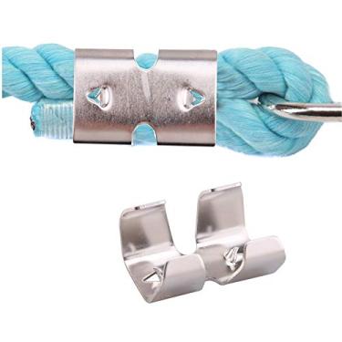 Imagem de Braçadeiras de corda dupla para cordas trançadas de 8 mm a 12 mm, pacote com 10