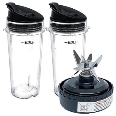 Imagem de Veterger Peças de reposição conjunto de lâmina, compatível com liquidificador Ninja BL810 BL810C BL810Q BL820 (5)