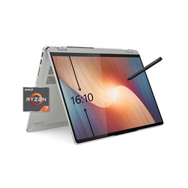 Imagem de IdeaPad Flex 5 2-in-1 Laptop, 16" (1920 x 1200) 16:10 IPS Touchscreen, AMD Ryzen 7 5700U, Digital Pen, FHD Webcam, Fingerprint, Windows 11, w/Mouse Pad (16GB RAM | 2TB PCIe SSD)