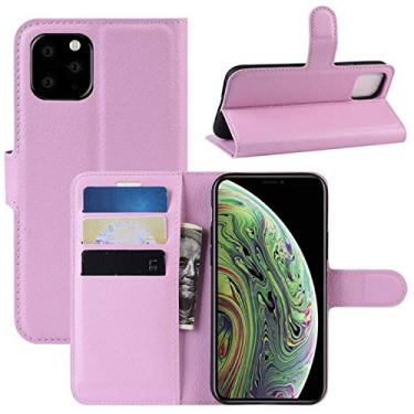 Imagem de Capa Capinha Carteira 360 Para Apple Iphone 11 Pro Tela De 5.8Polegadas Case Couro Flip Wallet - Danet (Rosa)