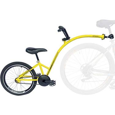 Imagem de Bike Caroninha Quadro de Reboque Aro 20 Completo Amarelo